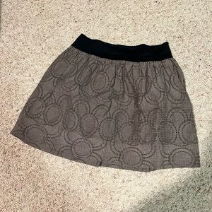 Vera Wang Flared Mini Skirt